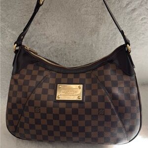 Damier Ebene Brown Checkered Women's Bag